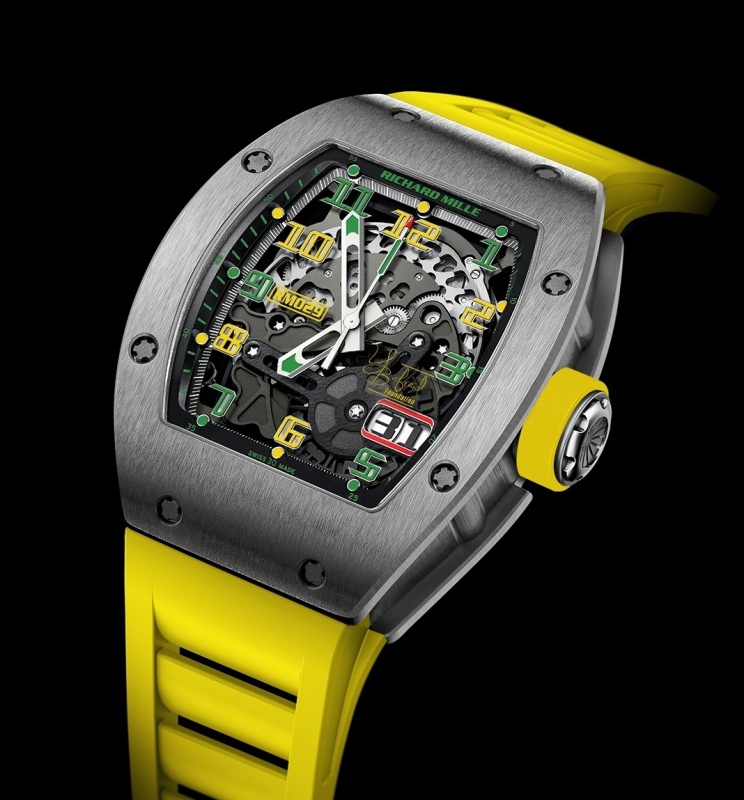 Replica Richard Mille RM 029 Watch RM29 YB limited edition Replica Richard Mille RM 029 Watch RM29 YB limited edition